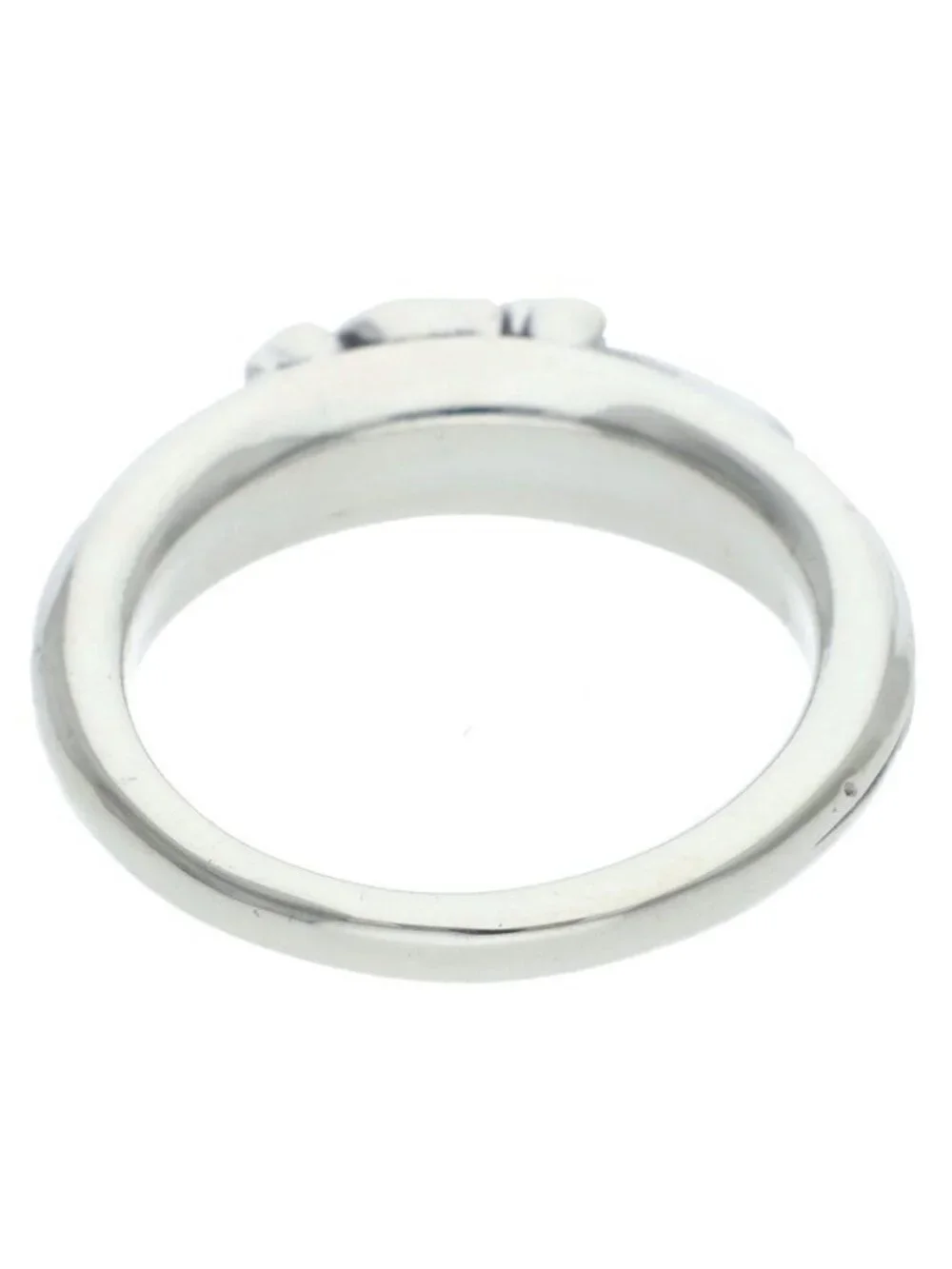 Chrome Hearts Baby P D Classic Dagger Pave Diamond Silver Ring